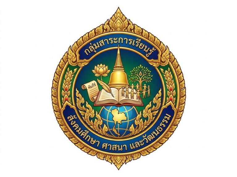 สัญลักษณ์กลุ่มสาระการเรียนรู้สังคมศึกษา ศาสนา และวัฒนธรรม